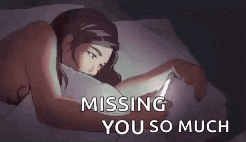 Missing You So Much Scrolling Through Phone GIF