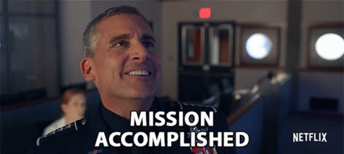 Mission Accomplished Steve Carell GIF