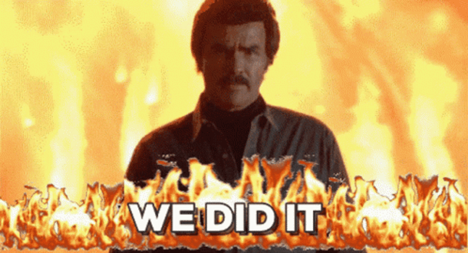 Mission Accomplished Burt Reynolds GIF