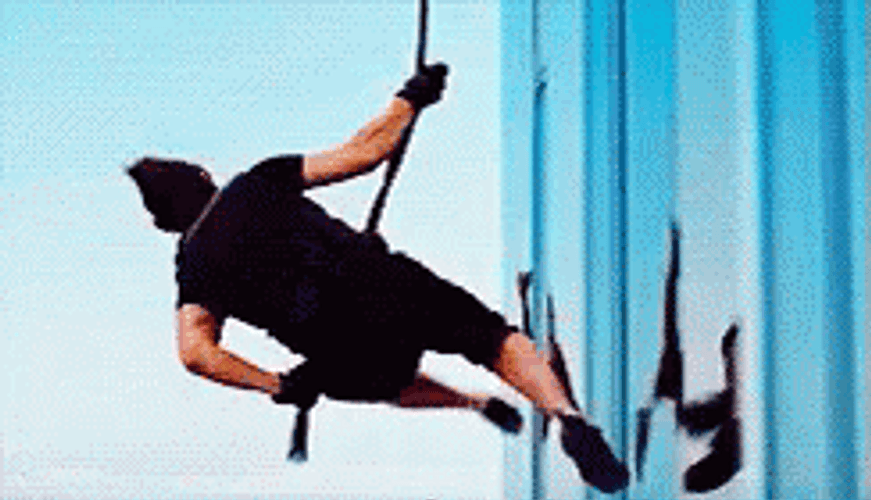 Mission Impossible Climbing In The Building GIF