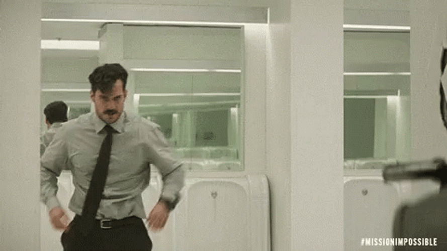 Mission Impossible Henry Cavill Fighting Position GIF