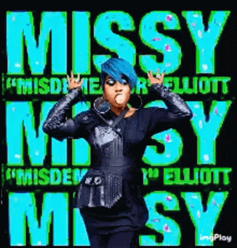 Missy Elliot Animated Text GIF