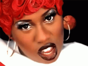 Missy Elliot Attitude Face GIF
