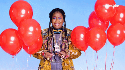 Missy Elliot Balloons GIF