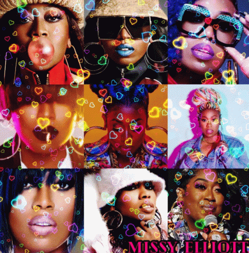 Missy Elliot Collage GIF