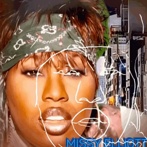 Missy Elliot Eye Loop GIF