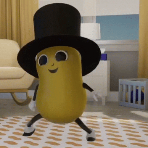 Mister Peanut Dancing GIF
