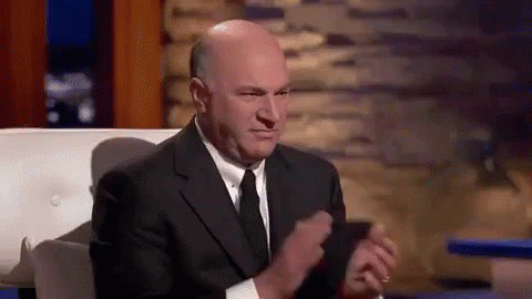 Mister Wonderful Claps Hands On Shark Tank GIF