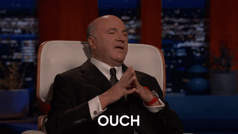 Mister Wonderful Scream Ouch On Shark Tank GIF