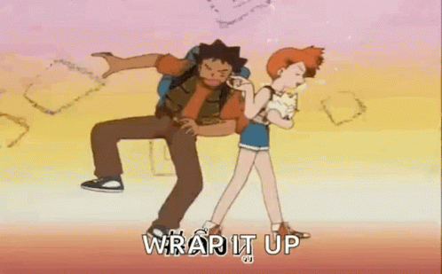 Misty Pulling Brock GIF