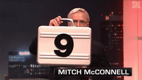 Mitch Mcconnell Briefcase 9 Snl Meme GIF