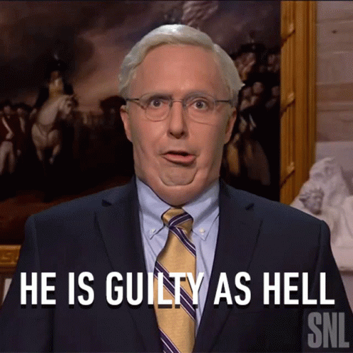 Mitch Mcconnell Guilty As Hell Meme GIF