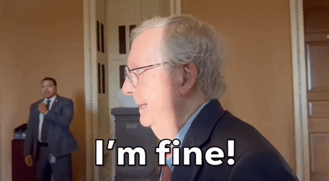 Mitch Mcconnell Is Fine Meme GIF