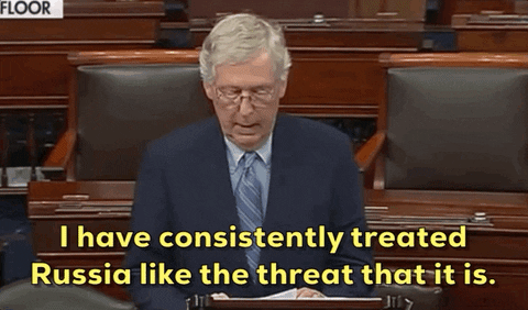 Mitch Mcconnell Russia Issue Meme GIF