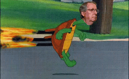 Mitch Mcconnell Speedy Turtle Meme GIF