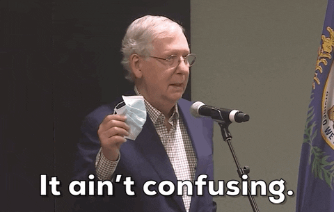 Mitch Mcconnell Turtle Says It Ain't Confusing GIF
