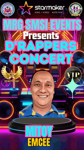 Mitoy Emcee Rapper Concert Poster