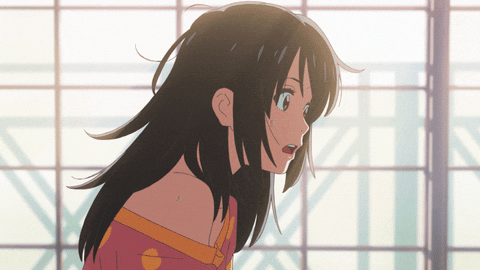 Mitsuha Miyamizu Out Of Breath GIF