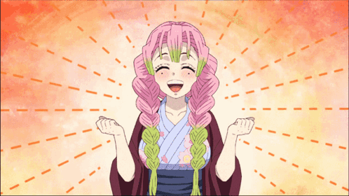 Mitsuri Kanroji So Silly GIF