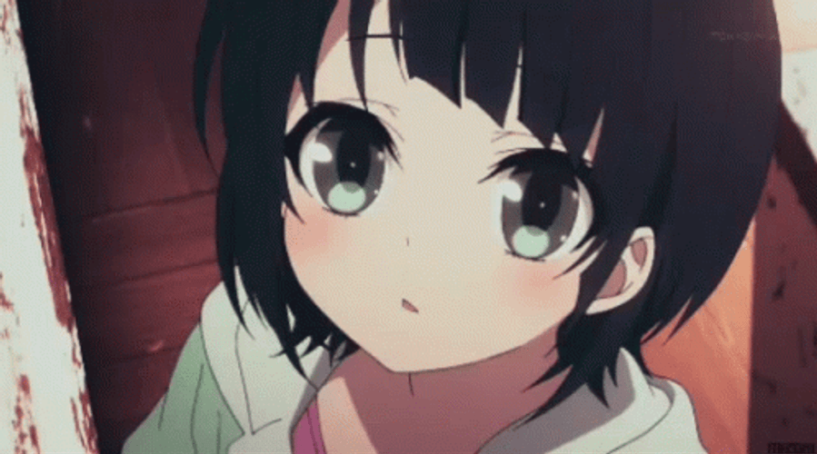 Miuna Shiodome Blushing Anime GIF