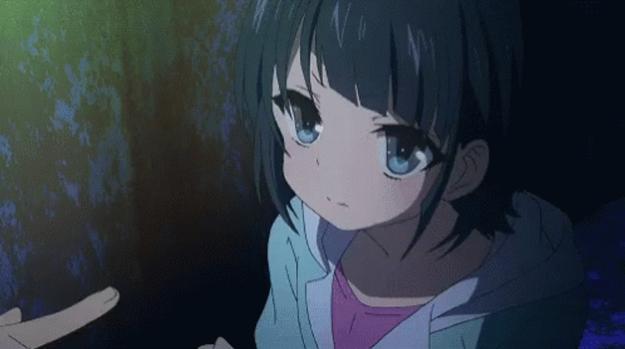 Miuna Shiodome Nose Boop GIF