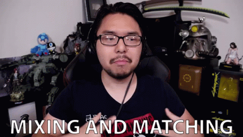 Mixing And Matching Podcast GIF