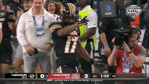 Mizzou Cotton Bowl Champions Chaos GIF