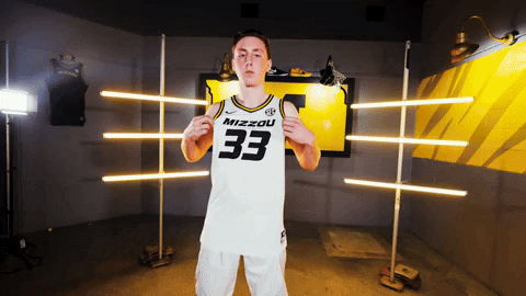 Mizzou Jersey Flexing GIF
