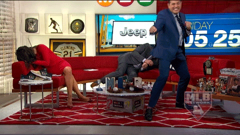 Mlb Central Robert Flores Punching Air GIF