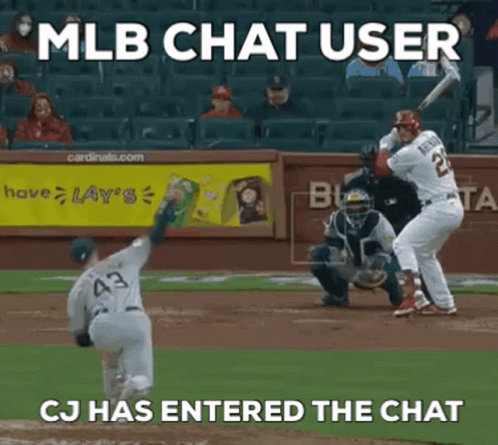 Mlb Chat User Cj Has Entered The Chat GIF