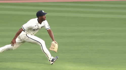 Mlb Minnesota Twins Michael Taylor Catching Baseball GIF