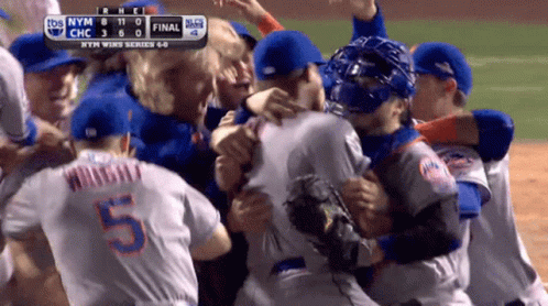 Mlb New York Mets Celebrating GIF