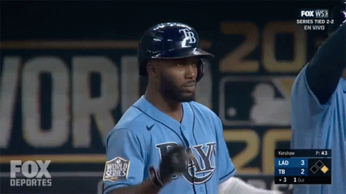 Mlb Tampa Bay Rays Player Waving GIF