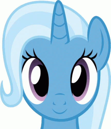 Trixie Pony Smiling Mlp GIF