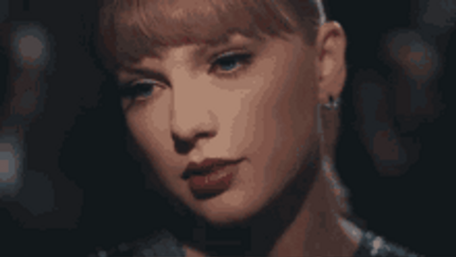 Mmmm Taylor Swift Delicate Blank Gaze Blink GIF