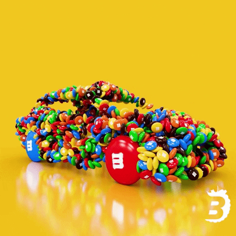 Mms Chocolate Car GIF
