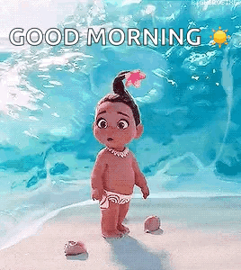 Moana Baby Flower Hair Beach