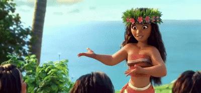 Moana Teaching Hawaiian Dance GIF