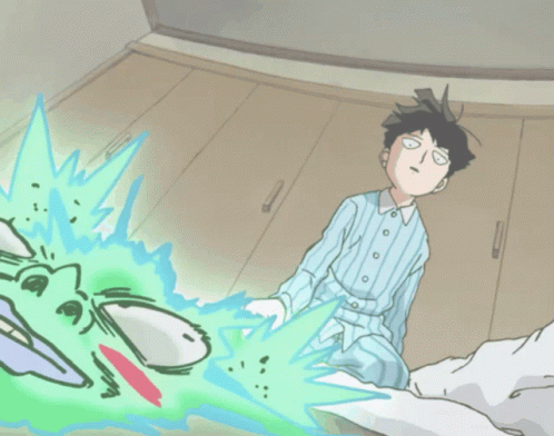 Mob Psycho 100 Kageyama Pounding Enemy GIF