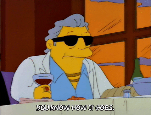 Mob Boss Aristotle Amadopolis The Simpsons GIF