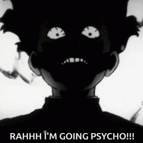 Mob Psycho 100 Transformation Going Psycho GIF
