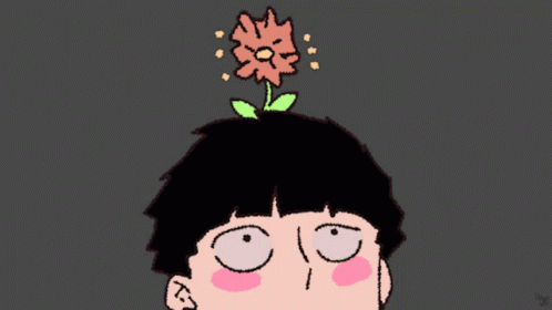 Mob Psycho Flower Growing On Shigeo Kageyama GIF