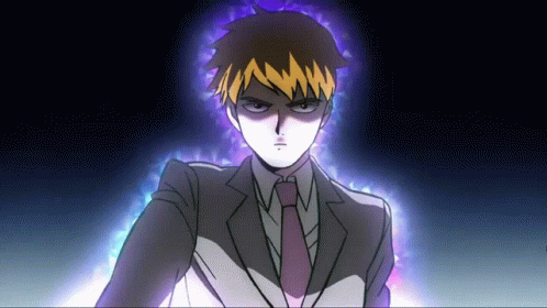 Mob Psycho Reigen Arataka Dodging Attacks GIF