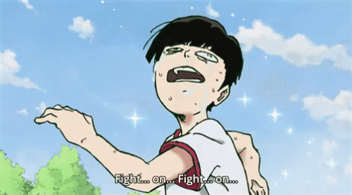 Mob Psycho Shigeo Kageyama Running Tired GIF