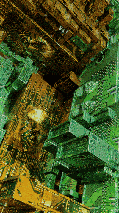 Mobile Computer Chips Animation GIF