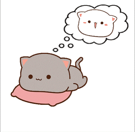 Mochi Cat Thinking Of You Gif GIF