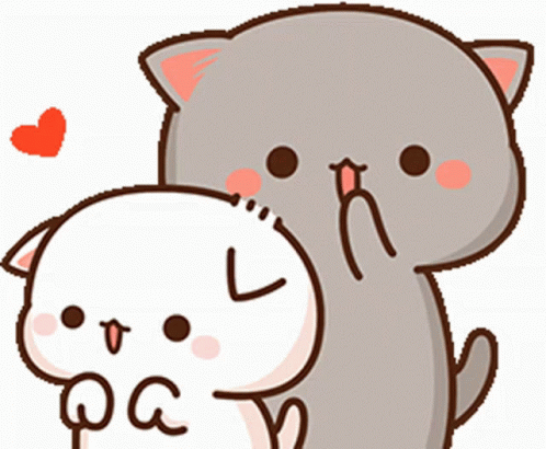 Mochi Mochi Peach Cat Cuddles GIF