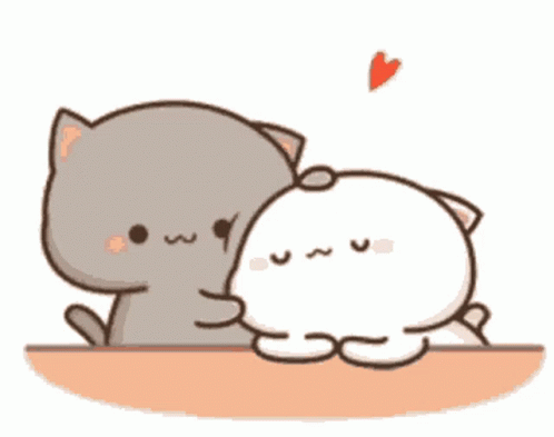 Goma Patting Mochi Mochi Peach Cat GIF