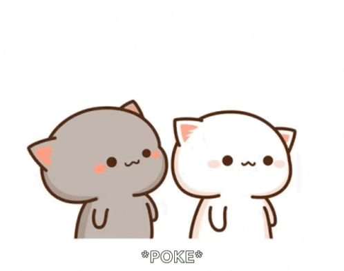 Mochi Poke To Tease GIF