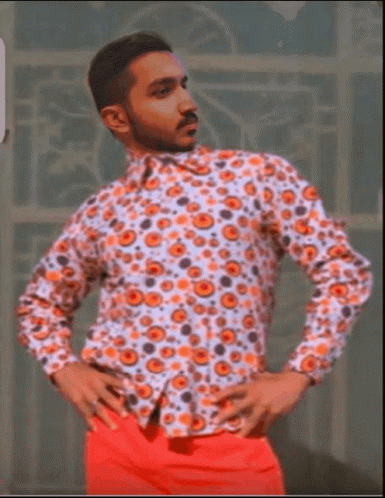 Model Posing Standing GIF